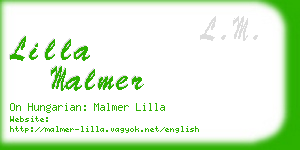 lilla malmer business card